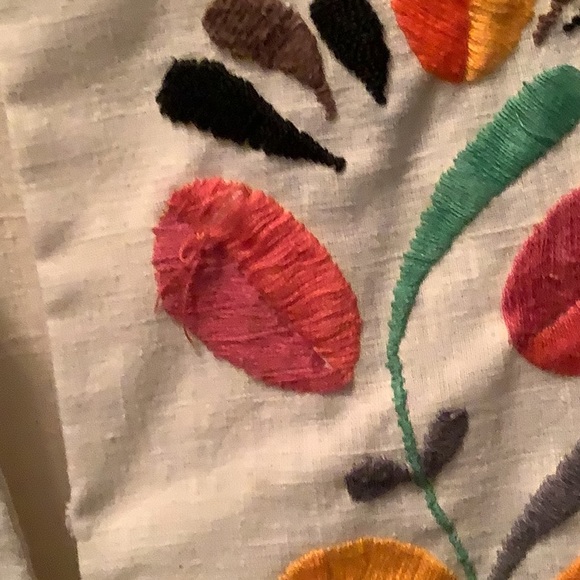 Handmade Men’s shirt from 1977 by my wife. 17” at shoulders 20”sleeves 30” long - Picture 6 of 7